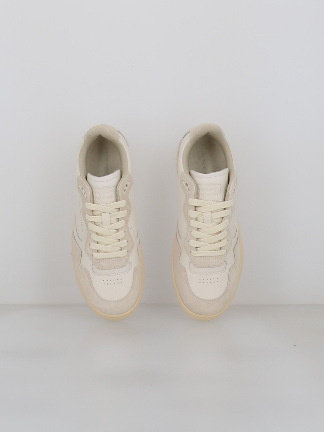 Baskets en cuir bi-matière better blanc homme - Tommy Hilfiger