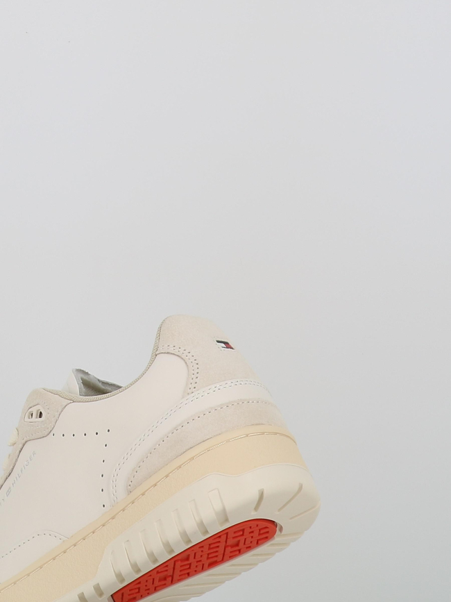 Baskets en cuir bi-matière better blanc homme - Tommy Hilfiger