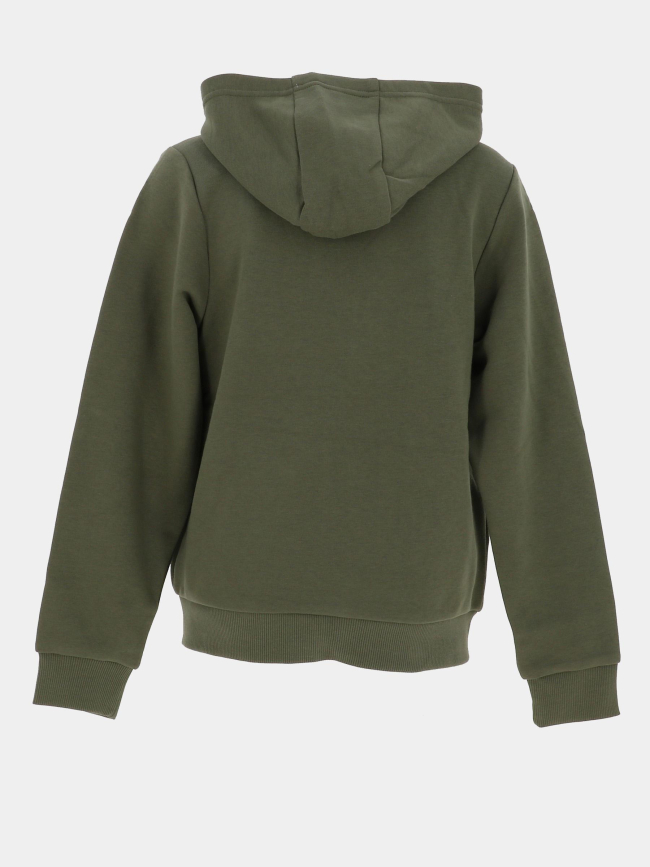 Sweat à capuche zippé en molleton kaki garçon - Timberland