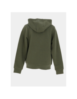 Sweat à capuche zippé en molleton kaki garçon - Timberland