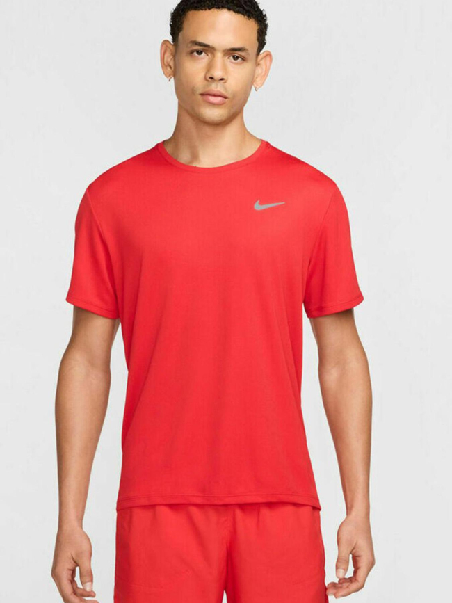T-shirt de running uv miler orange fluo homme - Nike