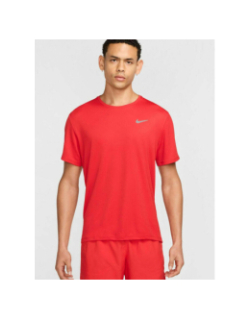 T-shirt de running uv miler orange fluo homme - Nike