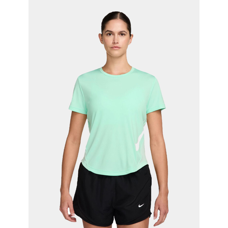 T-shirt de running tempo swoosh vert femme - Nike