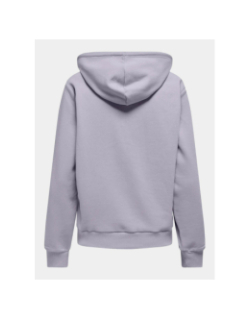 Sweat à capuche onpicca life violet femme - Only