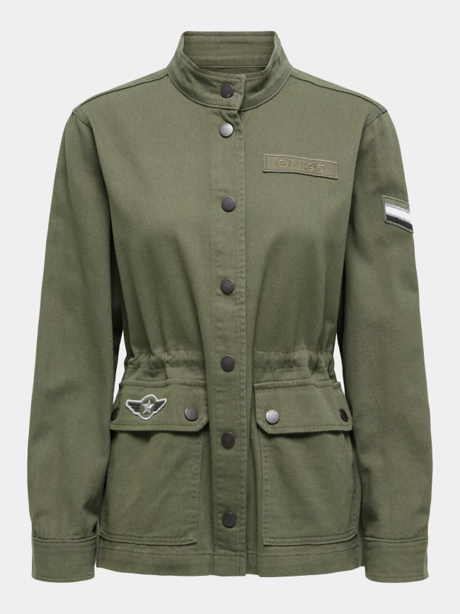 Veste militaire newdrew kaki femme - Only