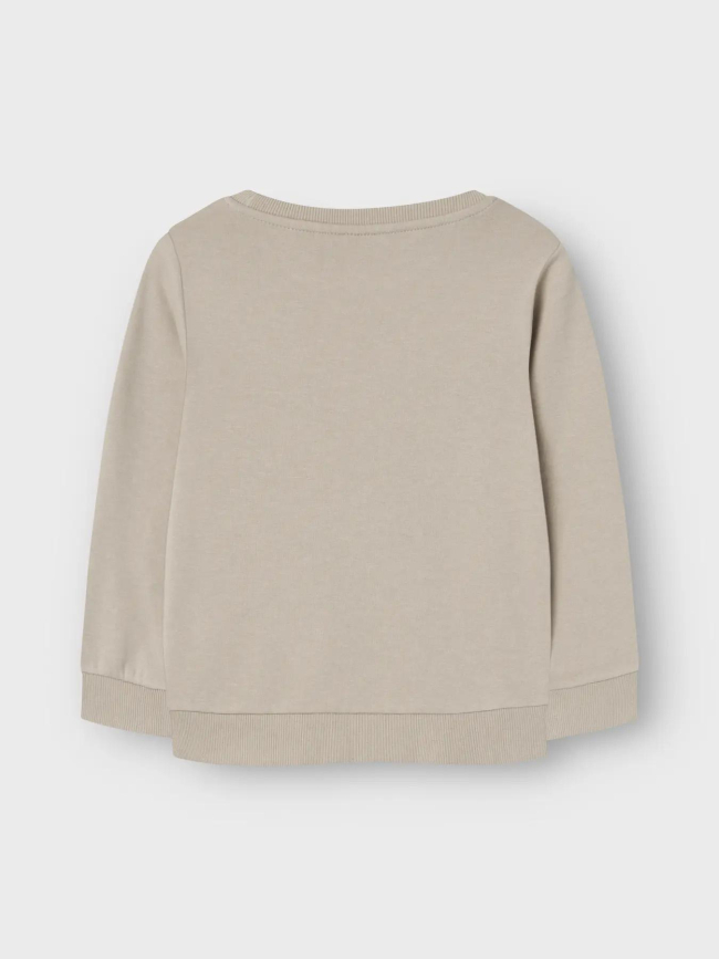 Sweat à col rond nkmvimo beige garçon - Name It
