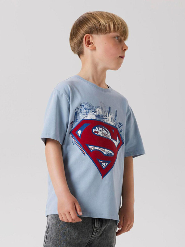 T-shirt nkmjags superman bleu ciel garçon - Name It