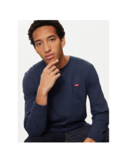 T-shirt à manches courtes original bleu marine homme - Levi's
