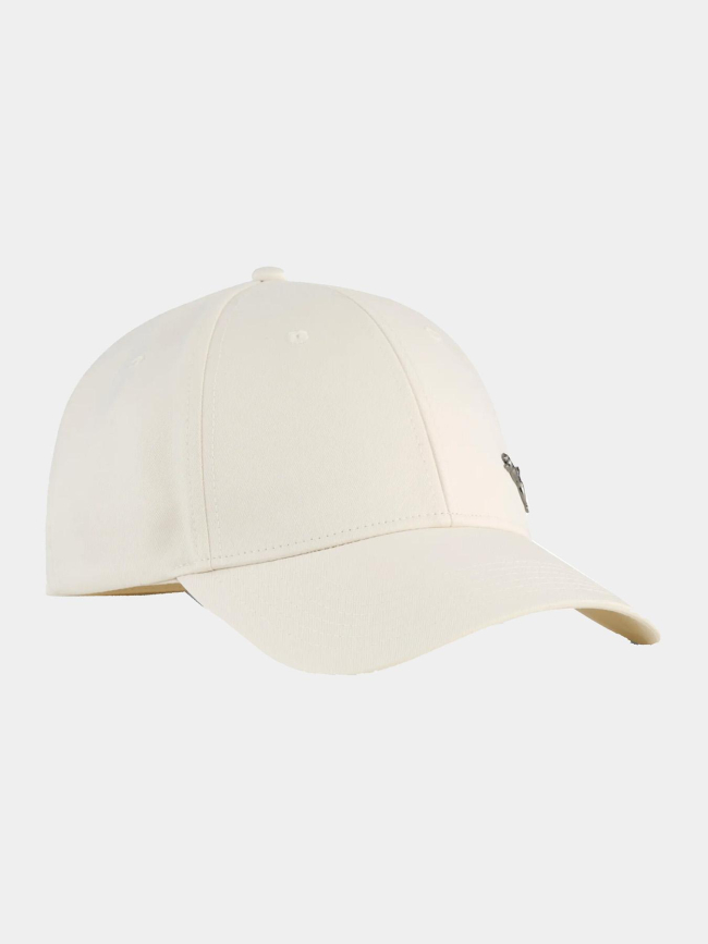Casquette logo métal beige - Puma