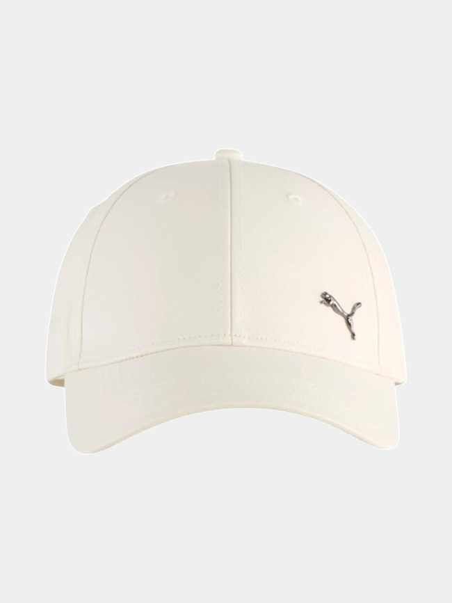 Casquette logo métal beige - Puma
