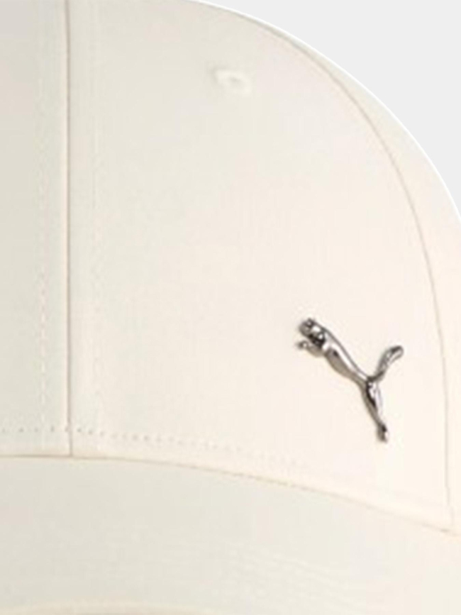Casquette logo métal beige - Puma