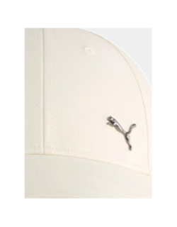 Casquette logo métal beige - Puma