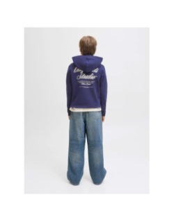Sweat à capuche jornorrebro bleu marine garçon - Jack & Jones