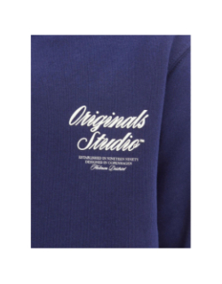 Sweat à capuche jornorrebro bleu marine garçon - Jack & Jones