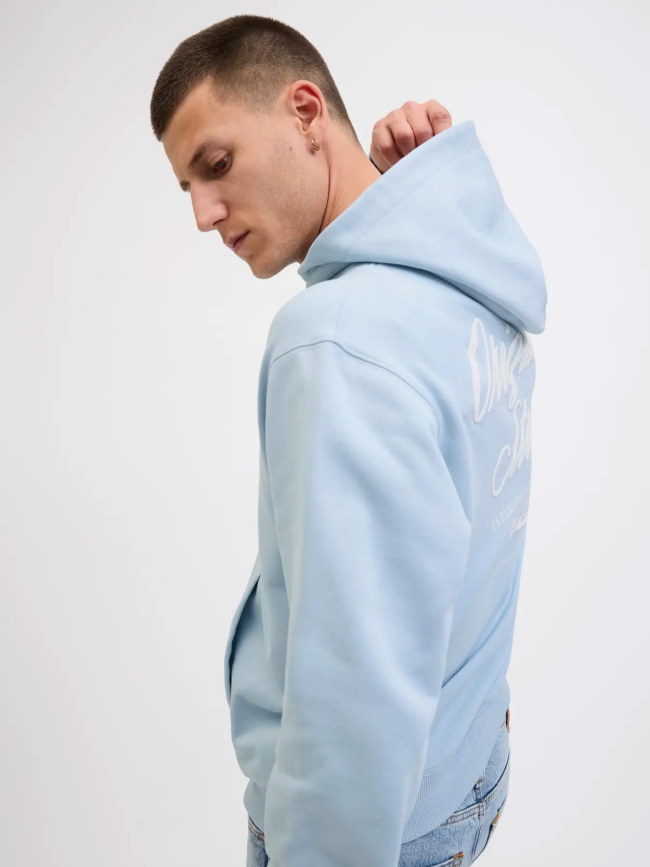 Sweat à capuche jornorrebro bleu ciel homme - Jack & Jones