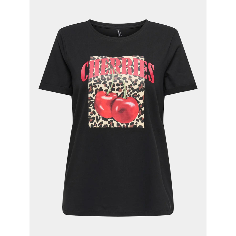 T-shirt à manches courtes onlane noir femme - Only
