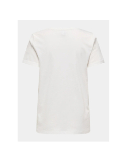 T-shirt alli frenchie blanc femme - Only