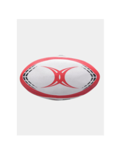 Ballon de rugby d'entrainement g-tr4000 t4 blanc et rouge - Gilbert