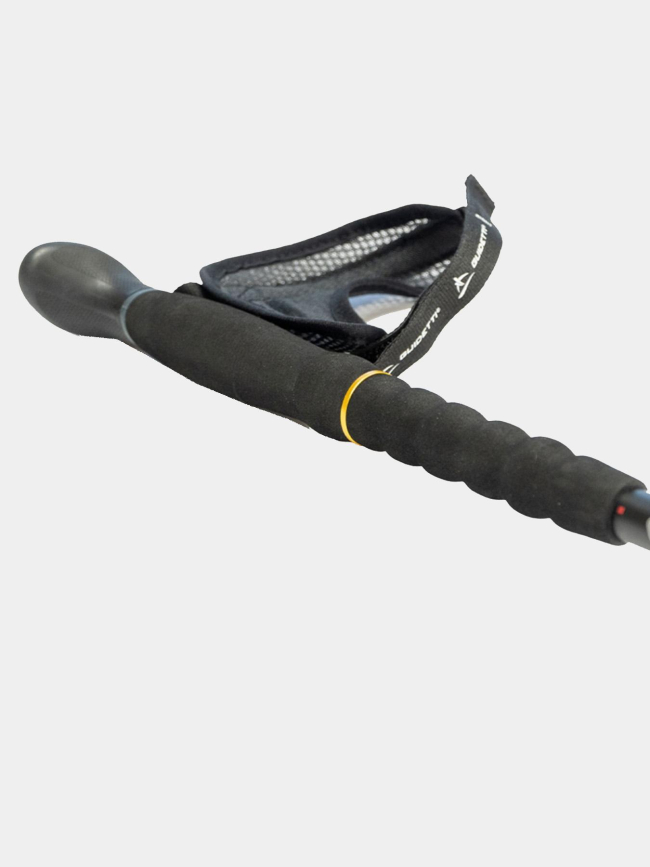 Paire de bâtons de randonnée t3 light alu mk2 grenat noir - Guidetti