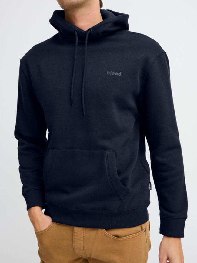 Sweat à capuche bhdowntown bleu marine homme - Blend