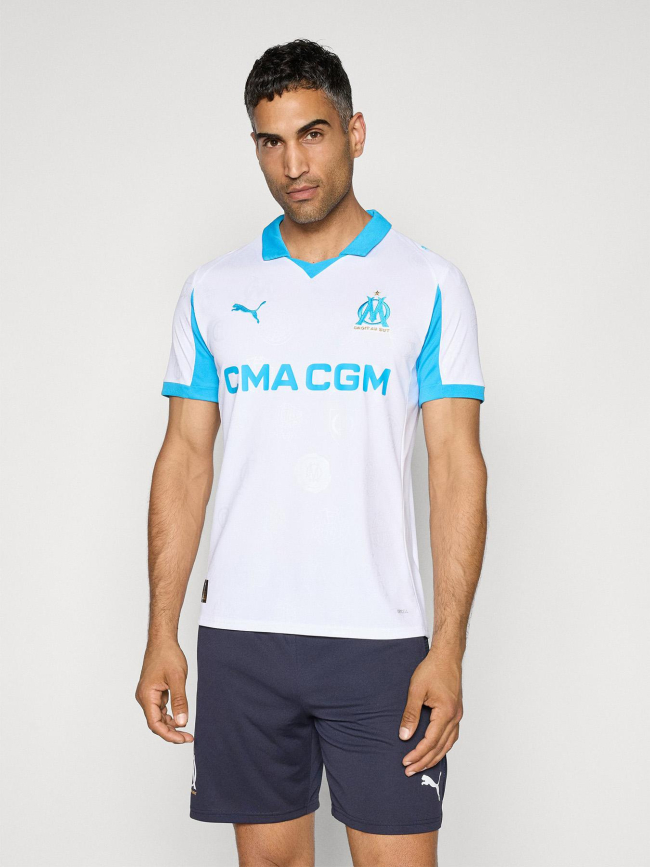 Maillot de football om domicile 25/26 blanc enfant - Puma