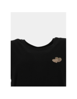 T-shirt cœurs lenna noir femme - Only