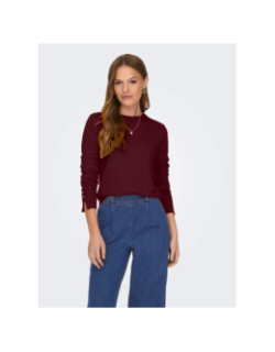 Pull fin jdymalou bordeaux femme - JDY