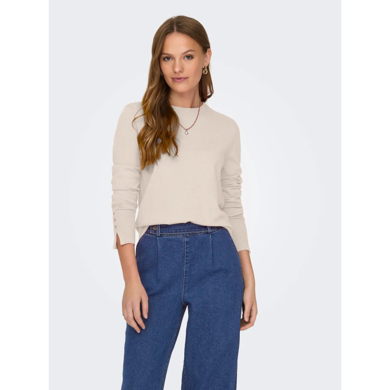 Pull fin jdymalou écru femme - JDY