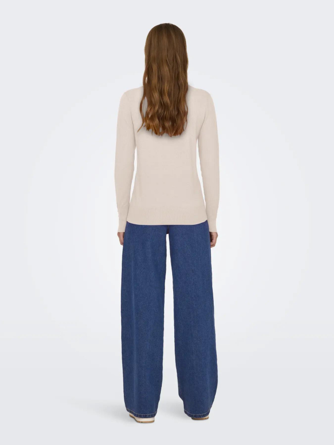 Pull fin jdymalou écru femme - JDY