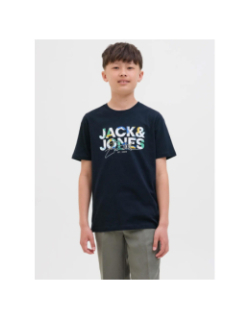 T-shirt à manches courtes jjgeplas bleu marine garçon - Jack & Jones