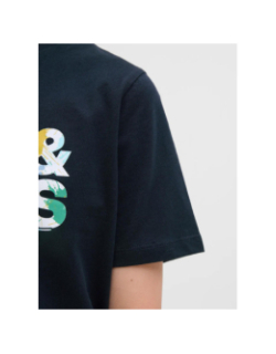 T-shirt à manches courtes jjgeplas bleu marine garçon - Jack & Jones