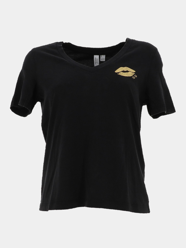 T-shirt à manches courtes vmfeyola noir femme - Vero Moda