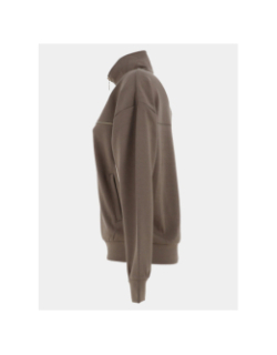 Sweat zippé flo sauge kaki femme - Happy & So