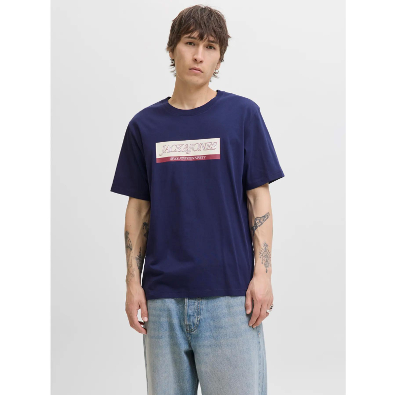 T-shirt jorinwood bleu homme - Jack & Jones