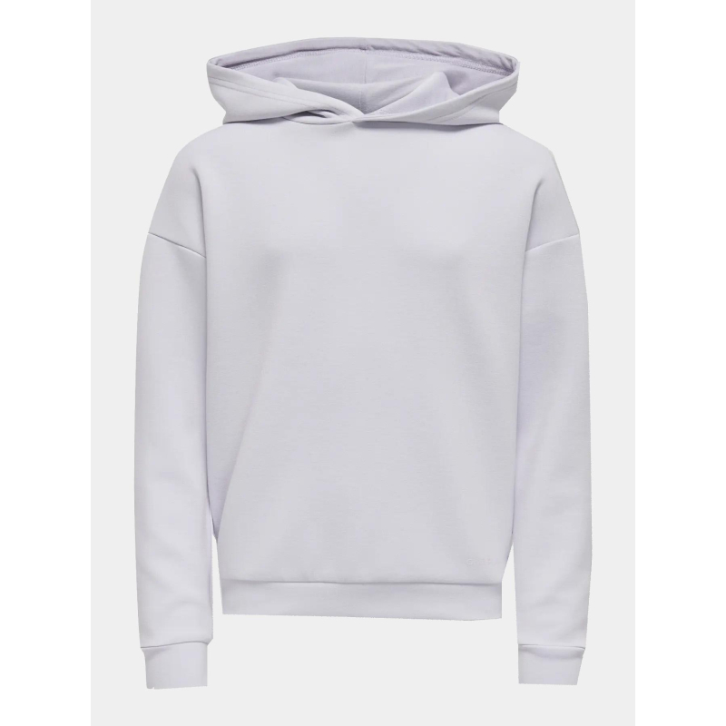 Sweat à capuche onplounge violet fille - Only