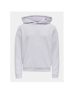 Sweat à capuche onplounge violet fille - Only
