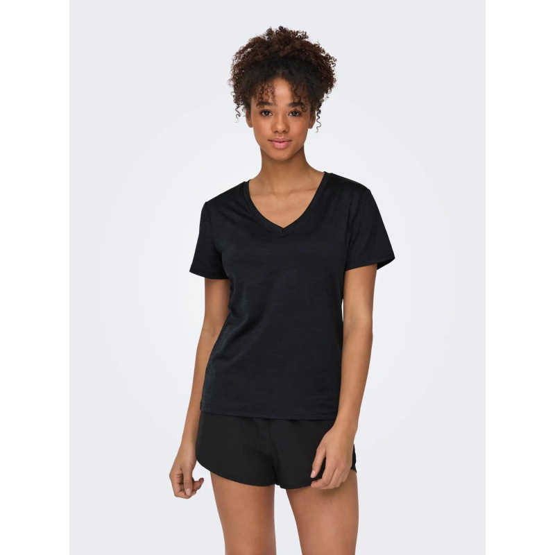 T-shirt de sport core life noir femme - Only Play