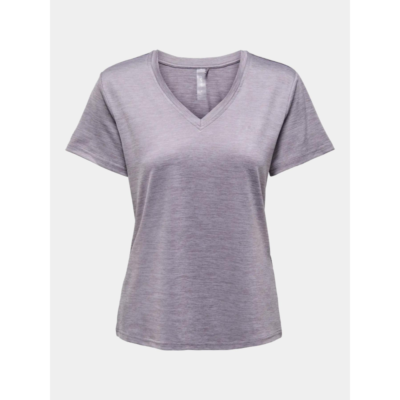 T-shirt de sport core life violet femme - Only Play