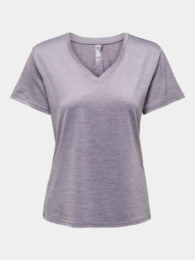 T-shirt de sport core life violet femme - Only Play