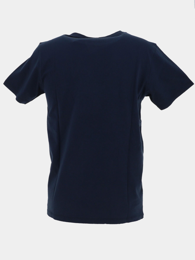 T-shirt patch cooler bleu marine homme - Pullin