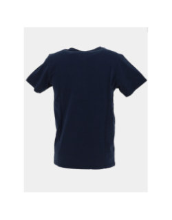 T-shirt patch cooler bleu marine homme - Pullin