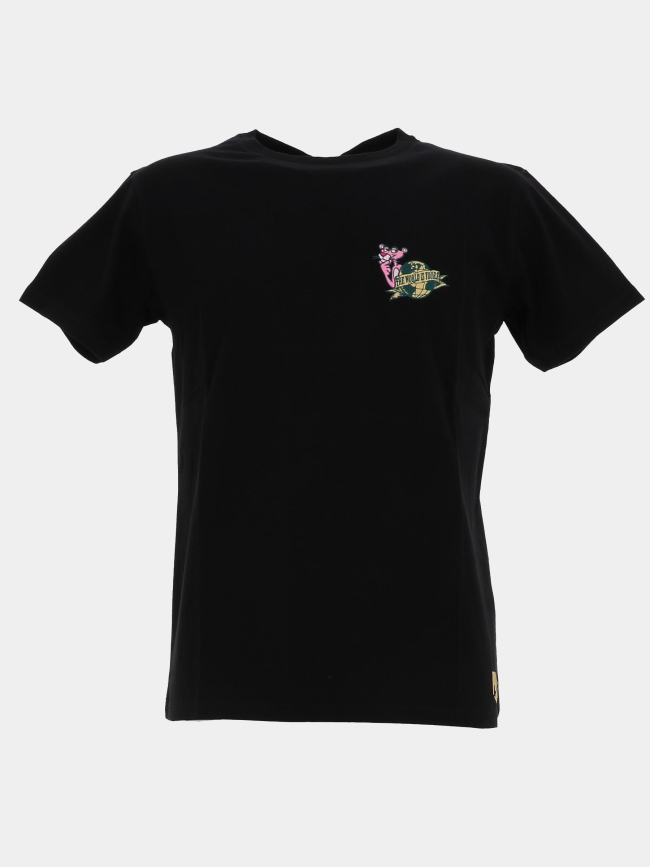 T-shirt patch world noir homme - Pullin