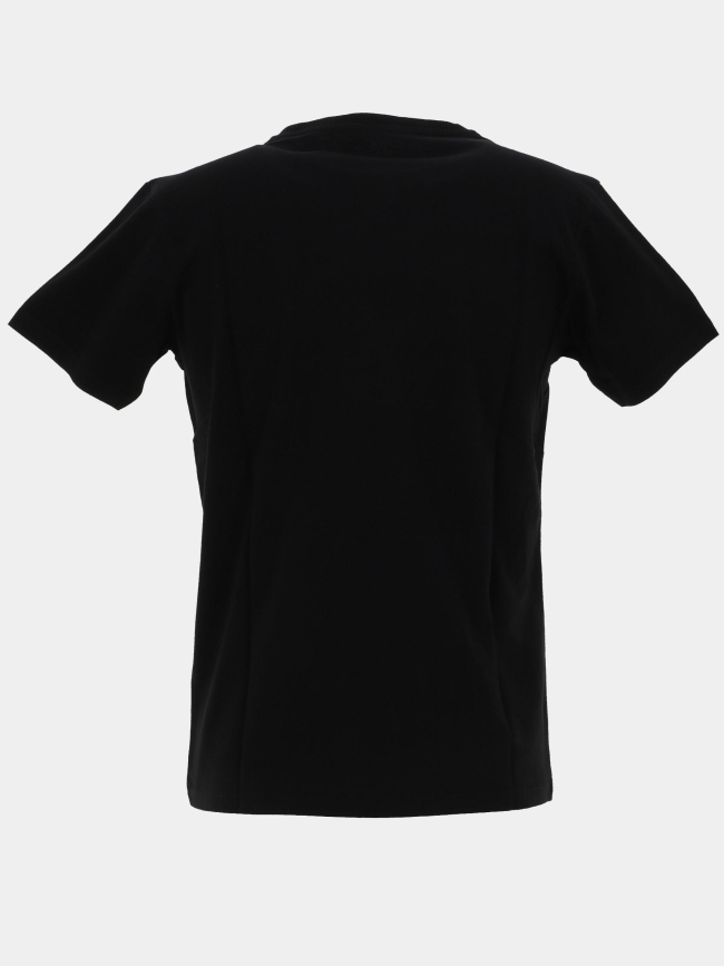 T-shirt patch world noir homme - Pullin