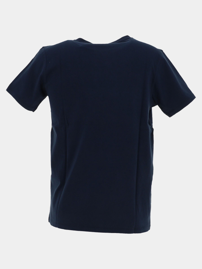 T-shirt patch the sun bleu marine homme - Pullin