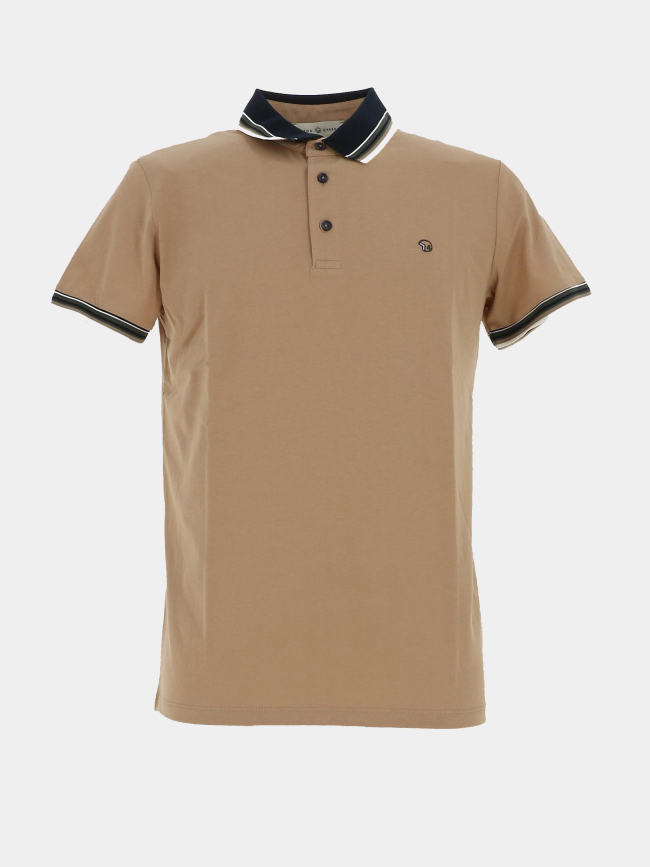 Polo classic gavroch marron homme - Benson & Cherry