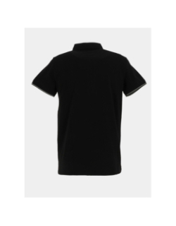 Polo col zippé gspa noir homme - Benson & Cherry