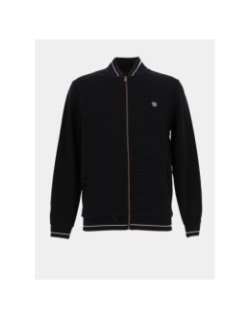 Gilet col teddy scoda bleu marine homme - Benson & Cherry