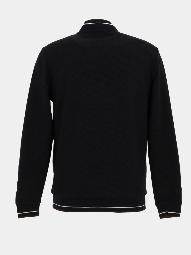 Gilet col teddy scoda bleu marine homme - Benson & Cherry