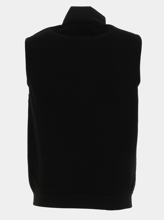 Gilet sans manches bi matière noir homme - Benson & Cherry