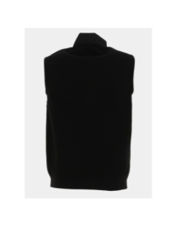 Gilet sans manches bi matière noir homme - Benson & Cherry